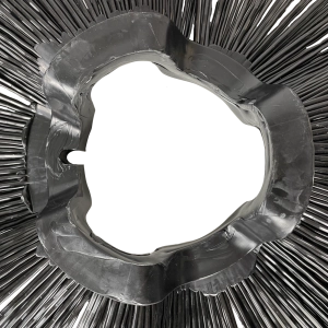 Full plastic brush rings