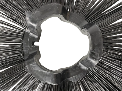 Full plastic brush rings