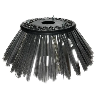 Weed clearing brushes