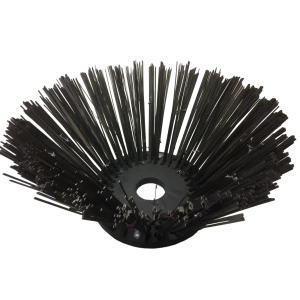 Weed clearing brushes