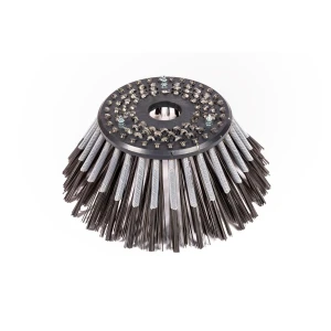 Weed clearing brushes