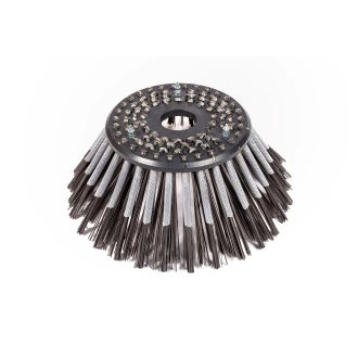 Weed clearing brushes