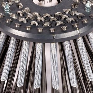 Weed clearing brushes